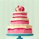 Icona di una torta stilizzata